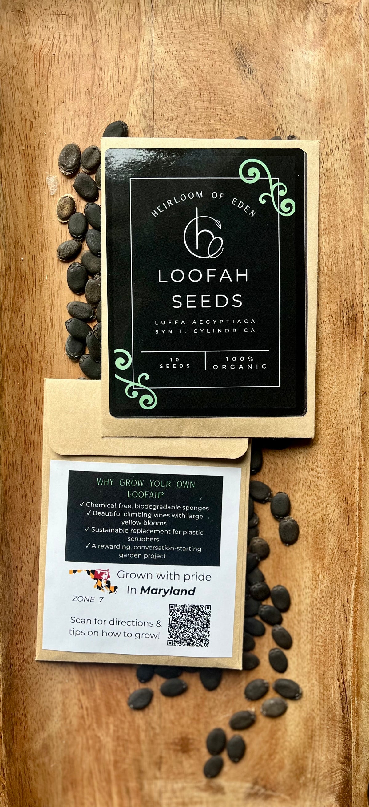 Loofa Seeds– Heirloom of Eden